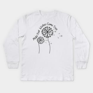 Wishes Come True Kids Long Sleeve T-Shirt